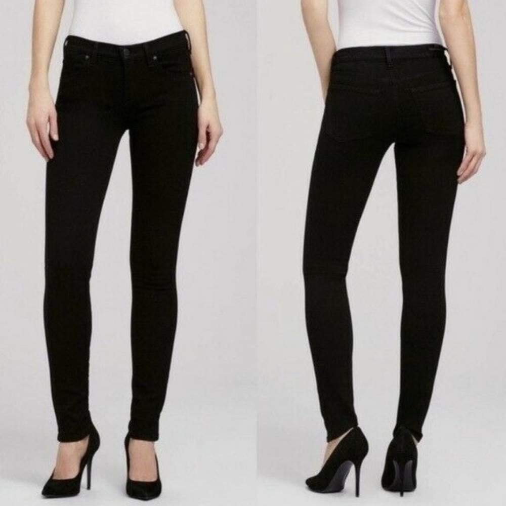 Citizens of Humanity Avedon Slick Skinny Leg Jeans black size 24